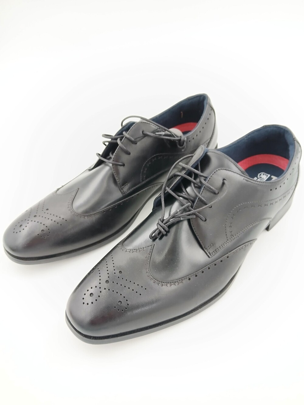 Stacy Adams Dress Shoes Mens Size 13 Black Wingtip Oxford FlexZone 25635-001